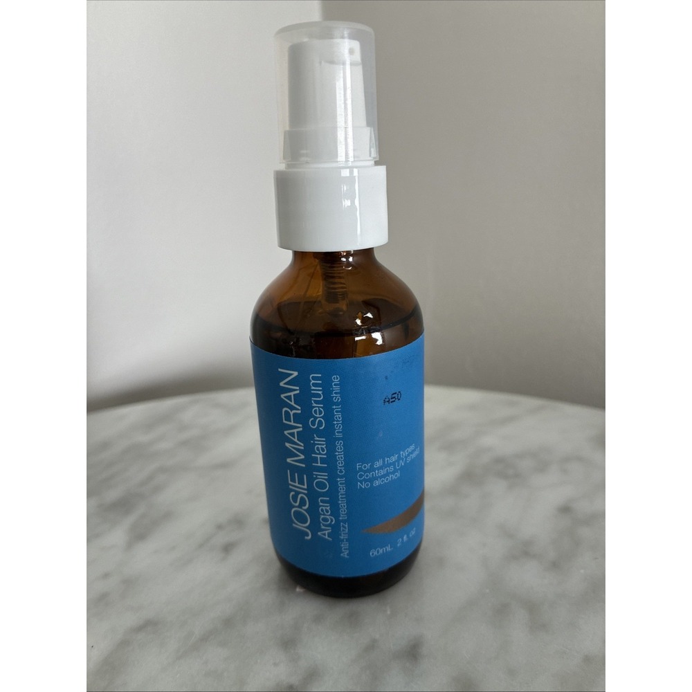 Josie Maran Argan Oil Hair Serum 60ml 2Oz NEW. Anti Frizz And Instant Shine